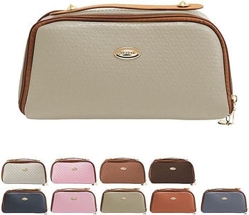Double Zipper Cosmetics Bag