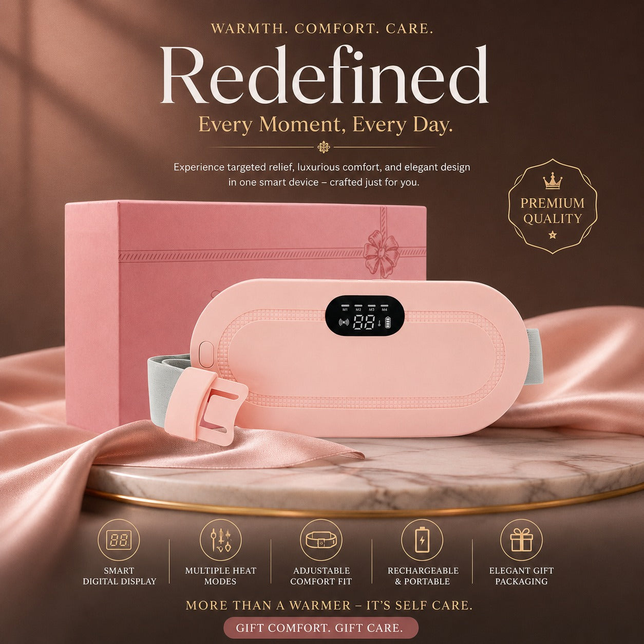 Portable Massage Heating Reusable Belt